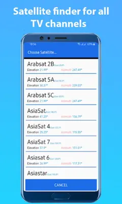 Satellite Finder android App screenshot 3